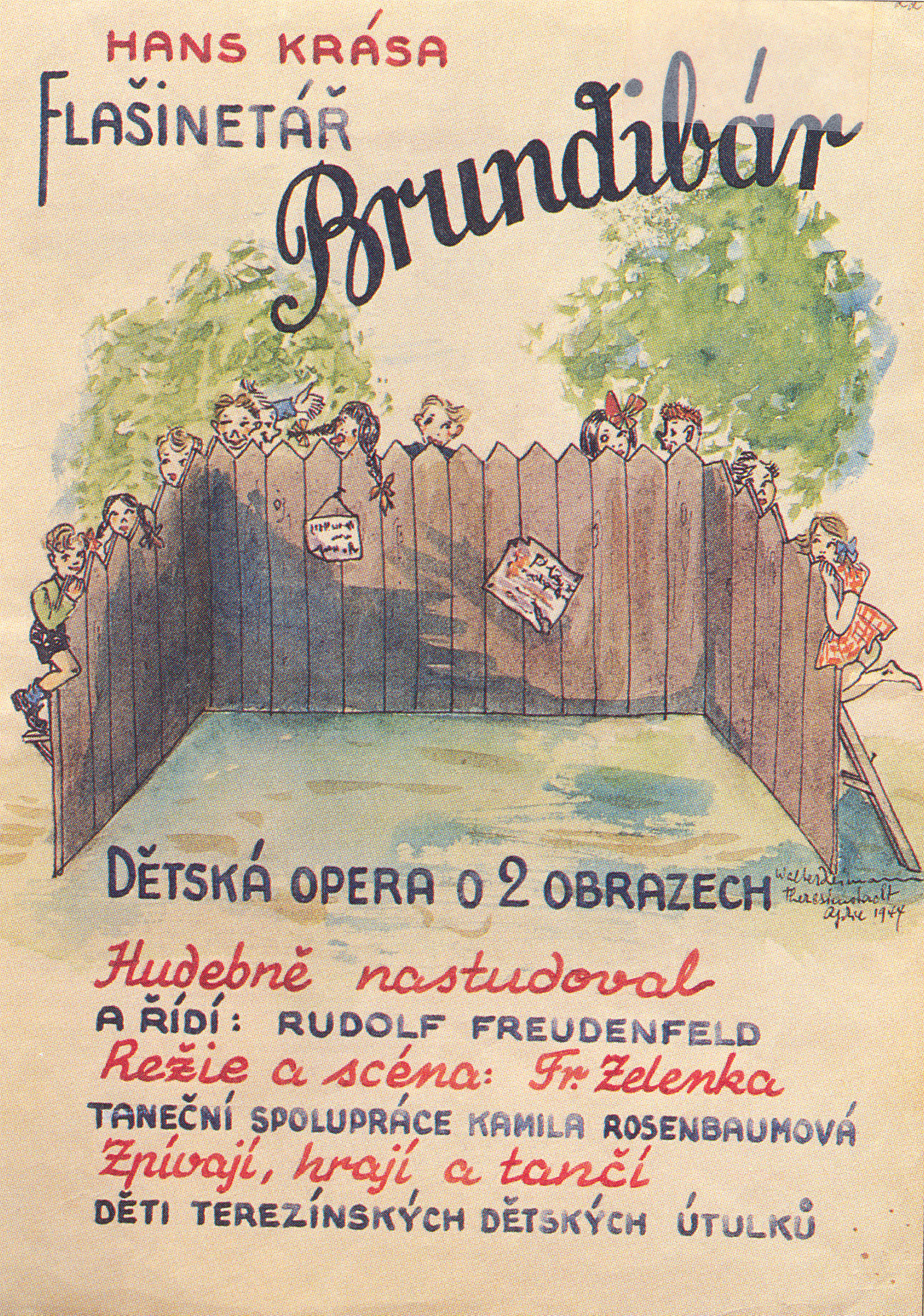 Brundibar poster 1943